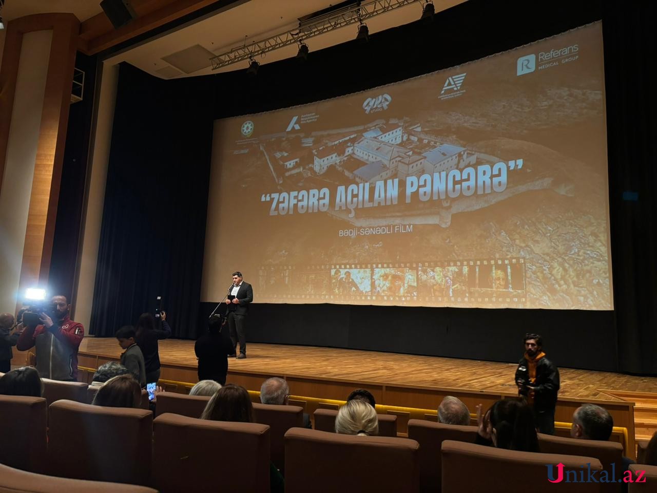 “Zəfərə açılan pəncərə” bədii-sənədli filminin təqdimatı keçirilib - FOTOLAR